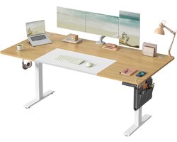 SONGMICS - Zit Sta Bureau - Elektrisch - Traploos in Hoog...