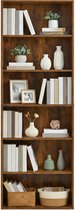 VASAGLE - Boekenkast - Met 6 Niveaus - Scandinavisch Design - Voor Woonkamer Kantoor Slaapkamer