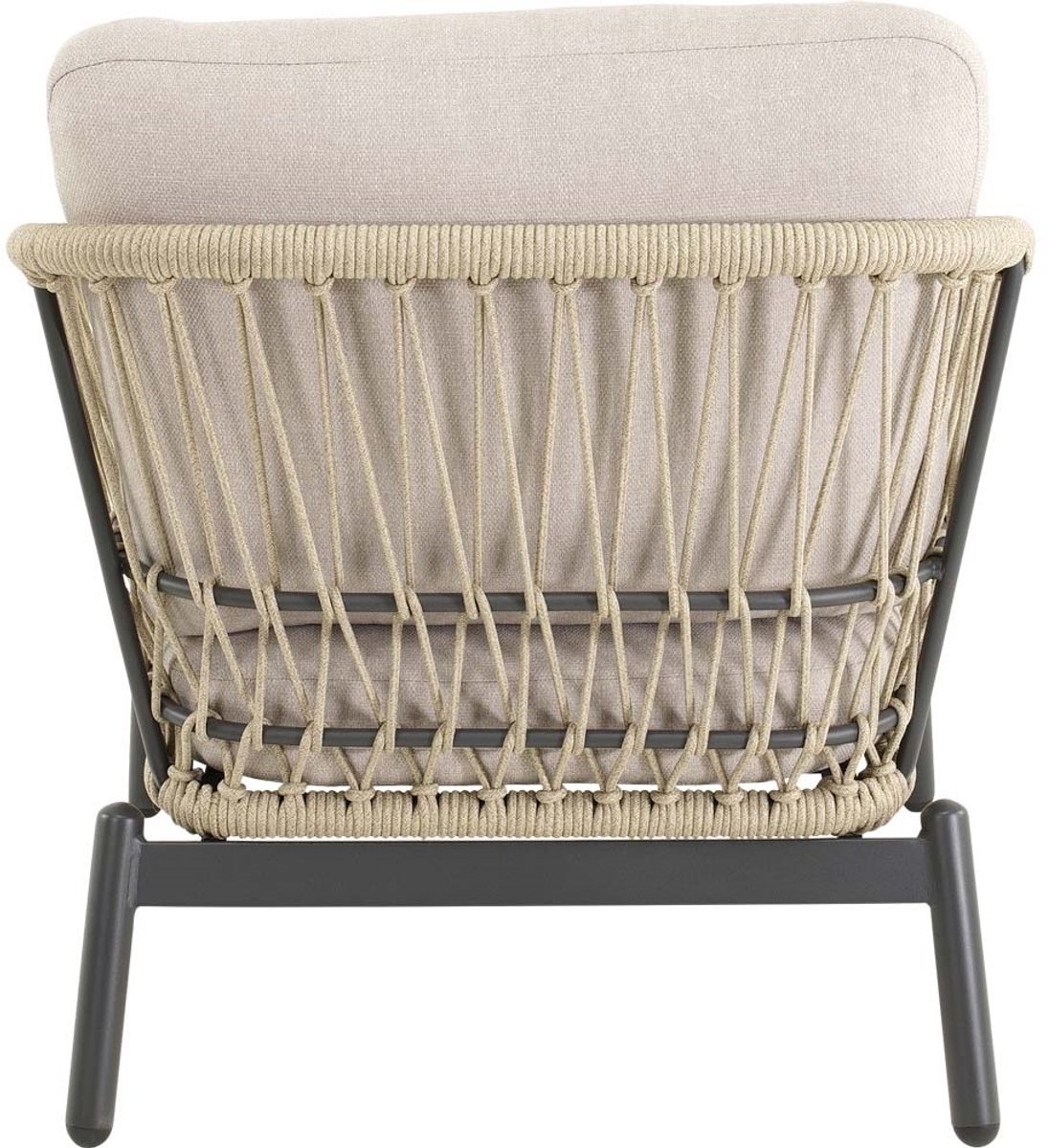 Lesli Living Canapé lounge Zavi - Beige - 163,5x83x72,5cm