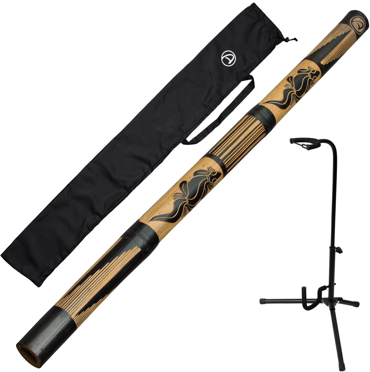 Bamboe Didgeridoo – Inclusief Opbergtas en Standaard
