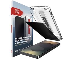 Rosso Privacy Screen Protector Geschikt voor Samsung Galaxy S25 Ultra - 9H Gehard Glas - Installatietray - Case Friendly Tempered Glass - Stofvrij - Eenvoudige Installatie