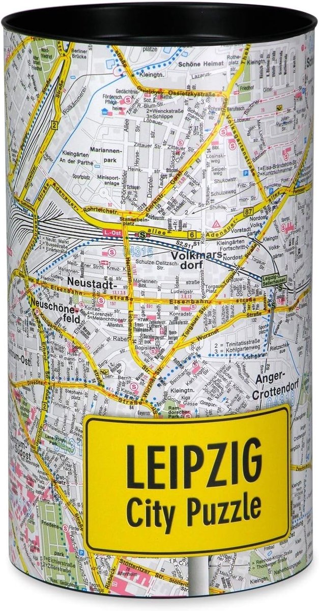 Stadsplattegrond Puzzel - Legpuzzel Volwassenen - Ontdek Je Stad - Leerzaam Stadsbeeld - 500 Stukjes - Meerkleurig