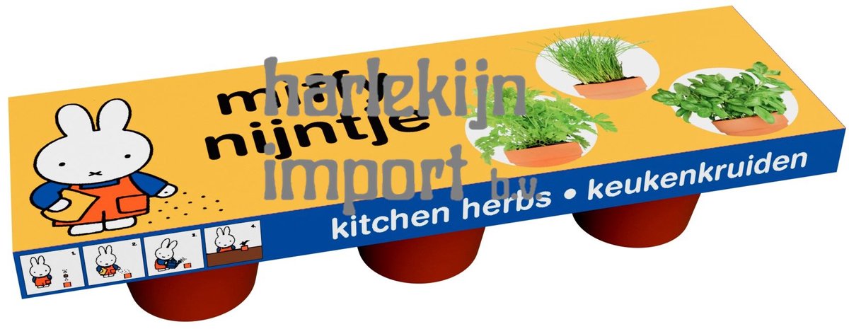 Nijntje educatief spel Kruiden Tuin bont karton multicolor.