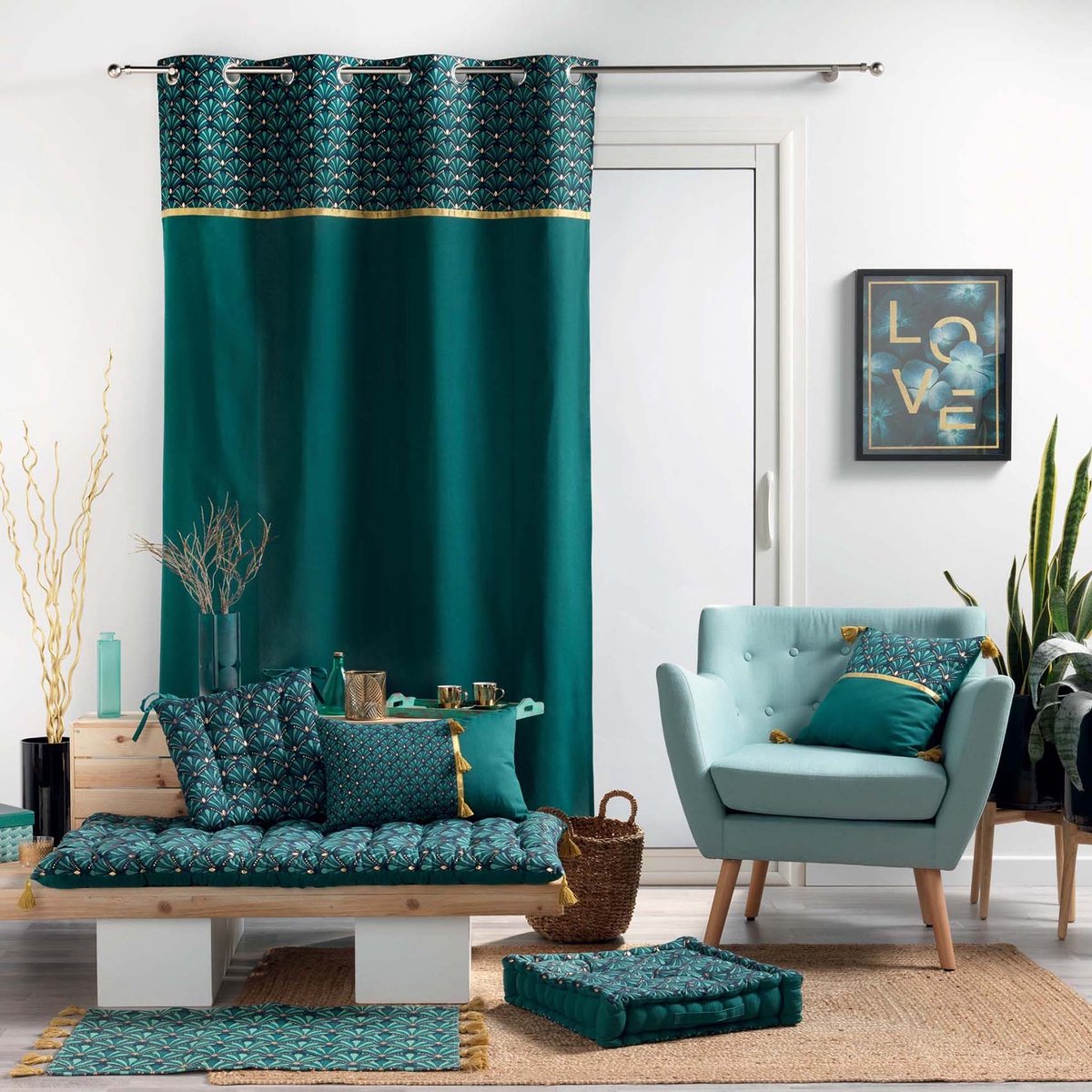 Art Deco gordijn