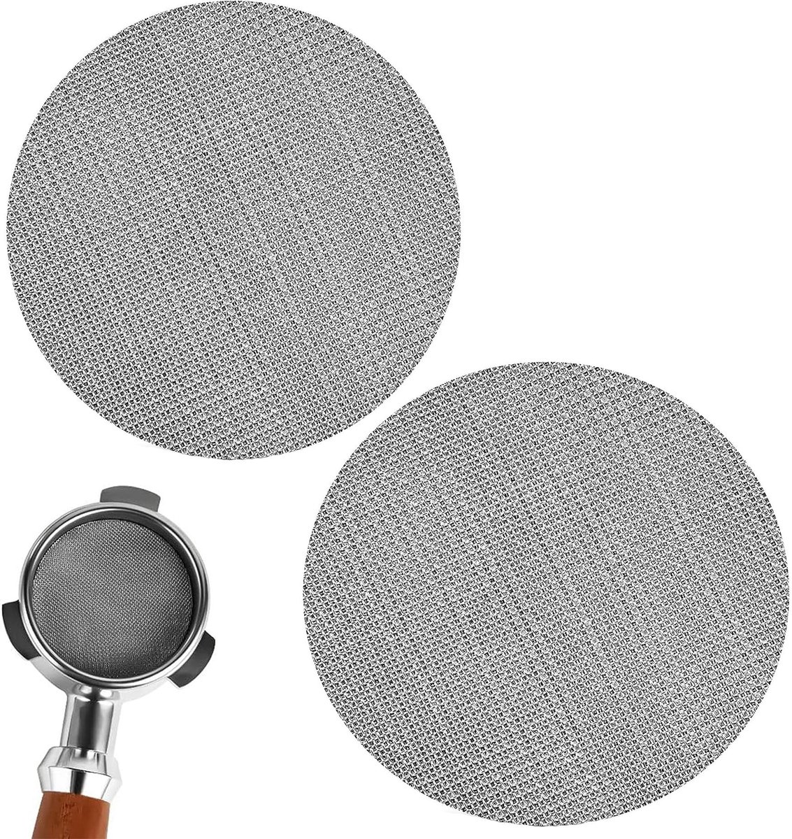Espresso Puck Screen 51 mm Roestvrij Staal Herbruikbaar Koffiefilter