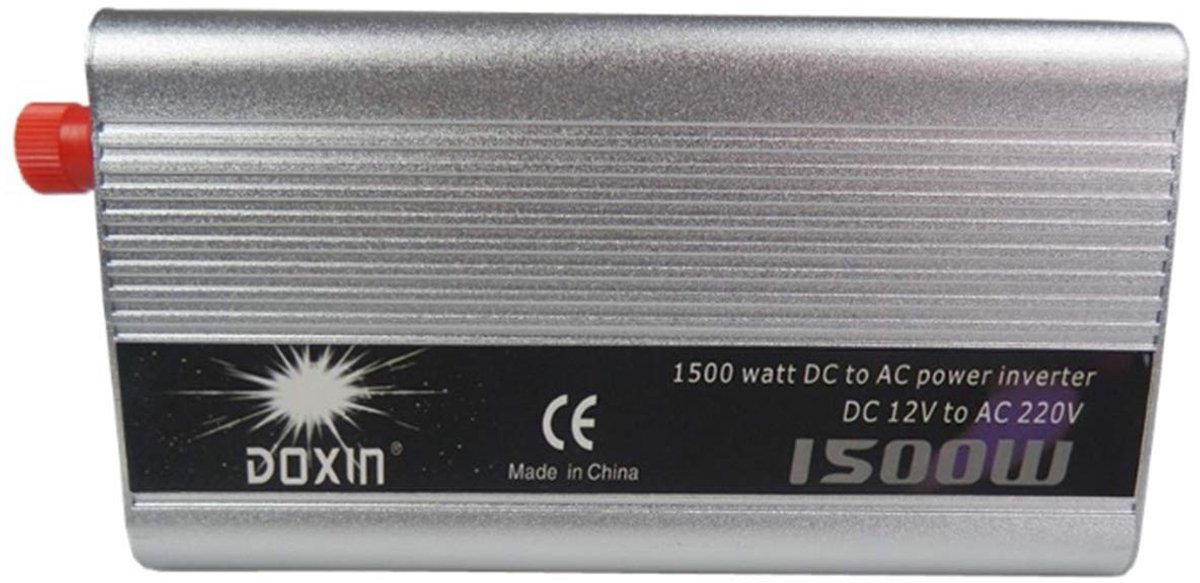 Allecto - Power Inverter - 1500W Converter - USB-poort - Compact formaat - Auto en boot - Oplader voor apparaten - 12V naar 220V