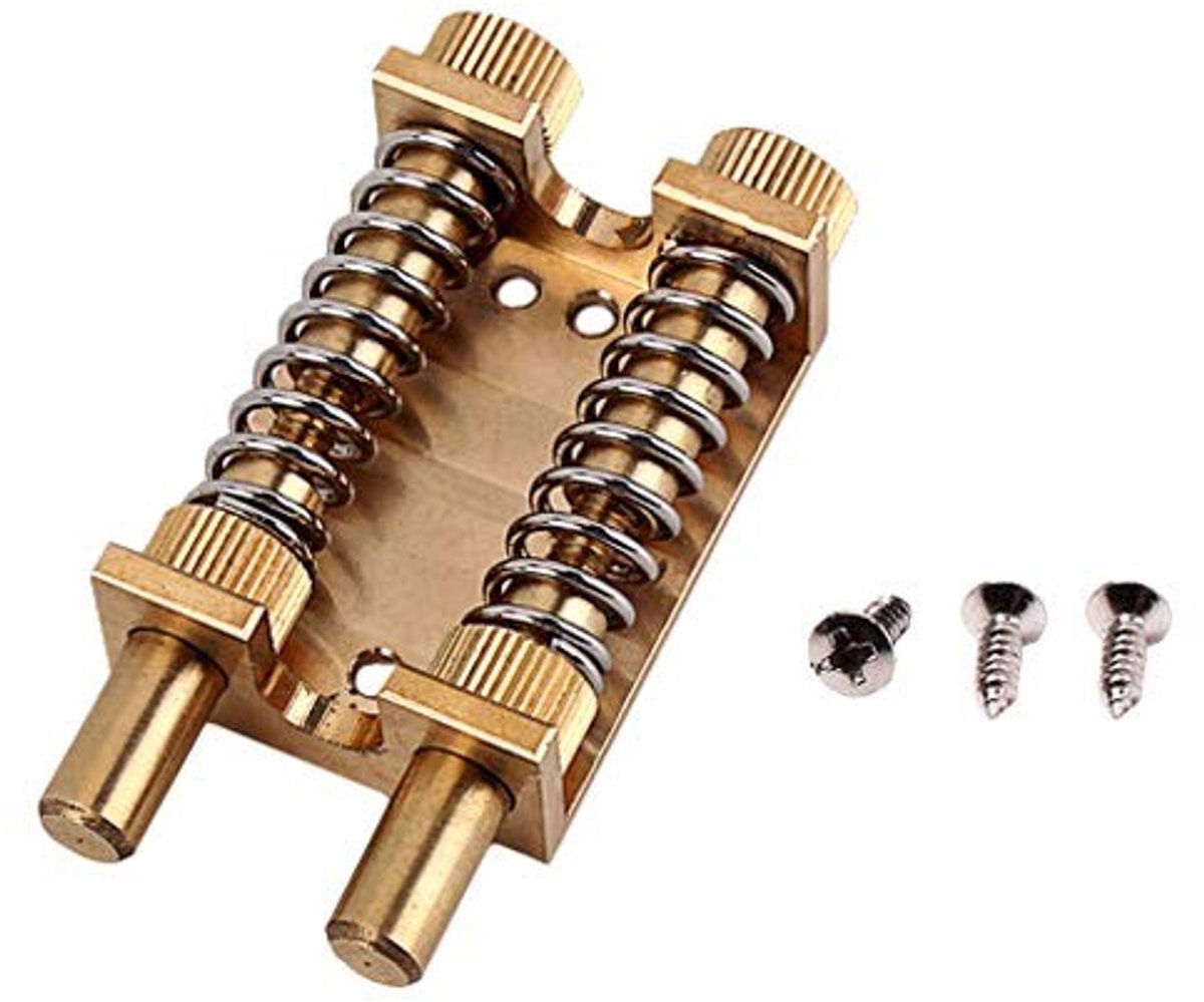 Dailygoody - Messing Tremolo Stabilizer - Gitaar Tremolo Stopper - Verbeterde Editie - Compact - Stabiliserende Apparaat Kit - Accessoires voor Elektr...