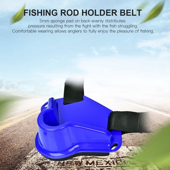Allecto - Accessoires Voor Automodelen - Visstok Houder - Gloednieuw - Rood Geel Blauw - Perfect voor Buiten - 100cm lengte van Allecto — afbeelding 3