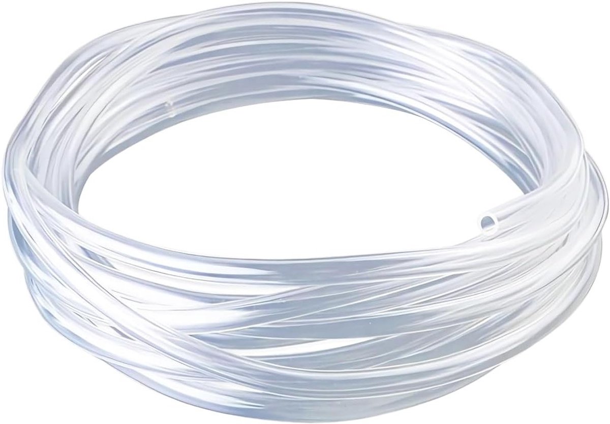 PVC Tuinslang 2m, 4mm ID x 6mm OD - Multifunctionele Slang voor Water, Lucht en Pomp Overdracht