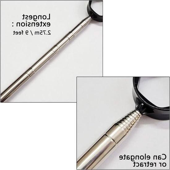 Telescoop Golfbal Retriever van Aluminium 280cm voor het Vissen van Golfballen in Water, Golfaccessoires en Picker — afbeelding 2