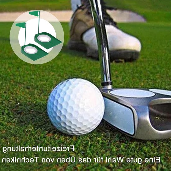 Set van 2 Golf Putter Pads voor Indoor en Outdoor Gebruik, Verstelbare Putting Cup, Oefenhulpmiddel voor Golf, Ideaal voor Golftraining en Putting Oefeningen van Merkloos — afbeelding 3