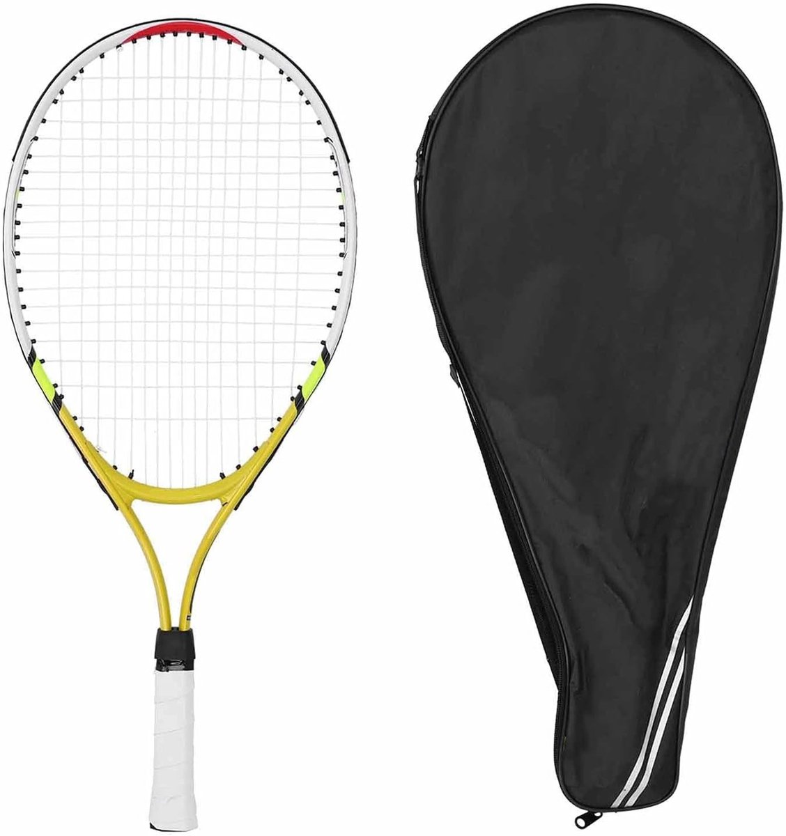 Tennisracket voor Kinderen van Aluminium Legering - Jeugd Tennis Racket voor Training en Spel, Geschikt voor Jongens en Meisjes