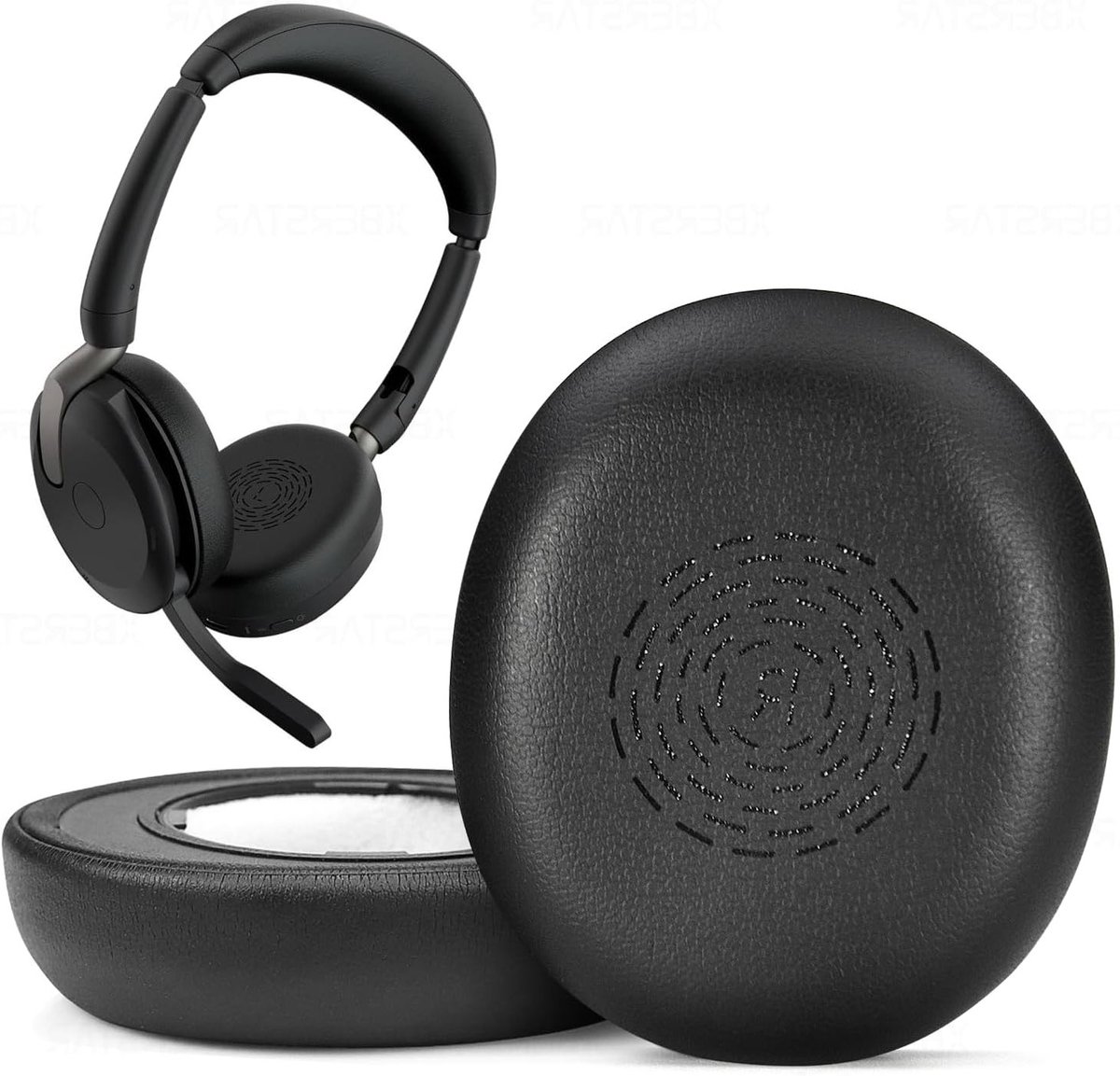 Vervangende Oorkussens voor Draadloze Stereo Headset - Zacht Geheugen Schuim en Leer Oorkussens voor Comfort en Geluidsisolatie