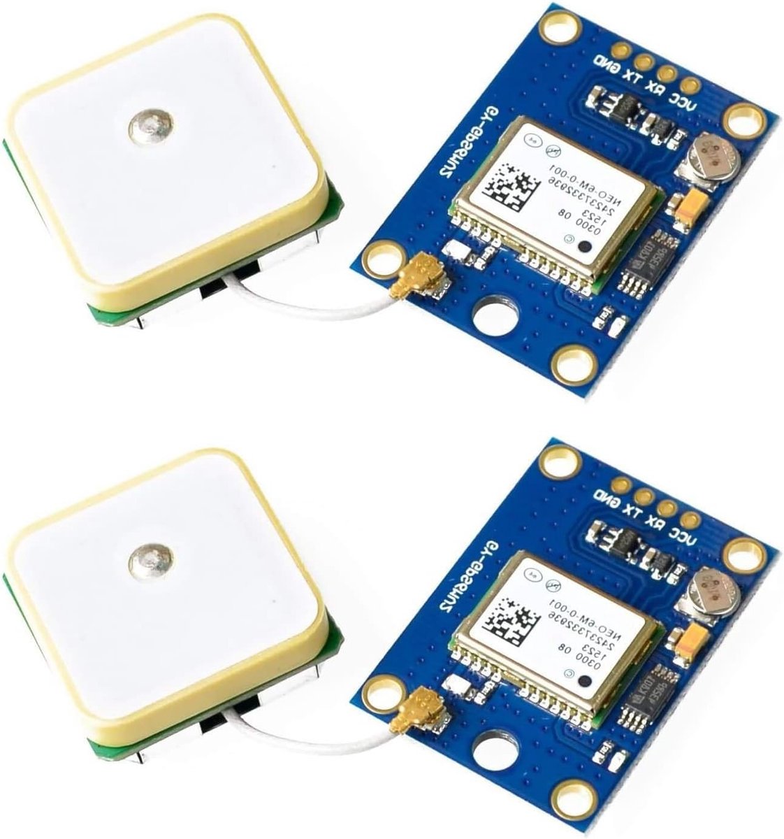 NEO-6M GPS Fly Control Module met Super Sterke Keramische Randen voor Arduino en APM 2.5 - 2 Stuks, Precisie Navigatie en Betrouwbare Verbinding