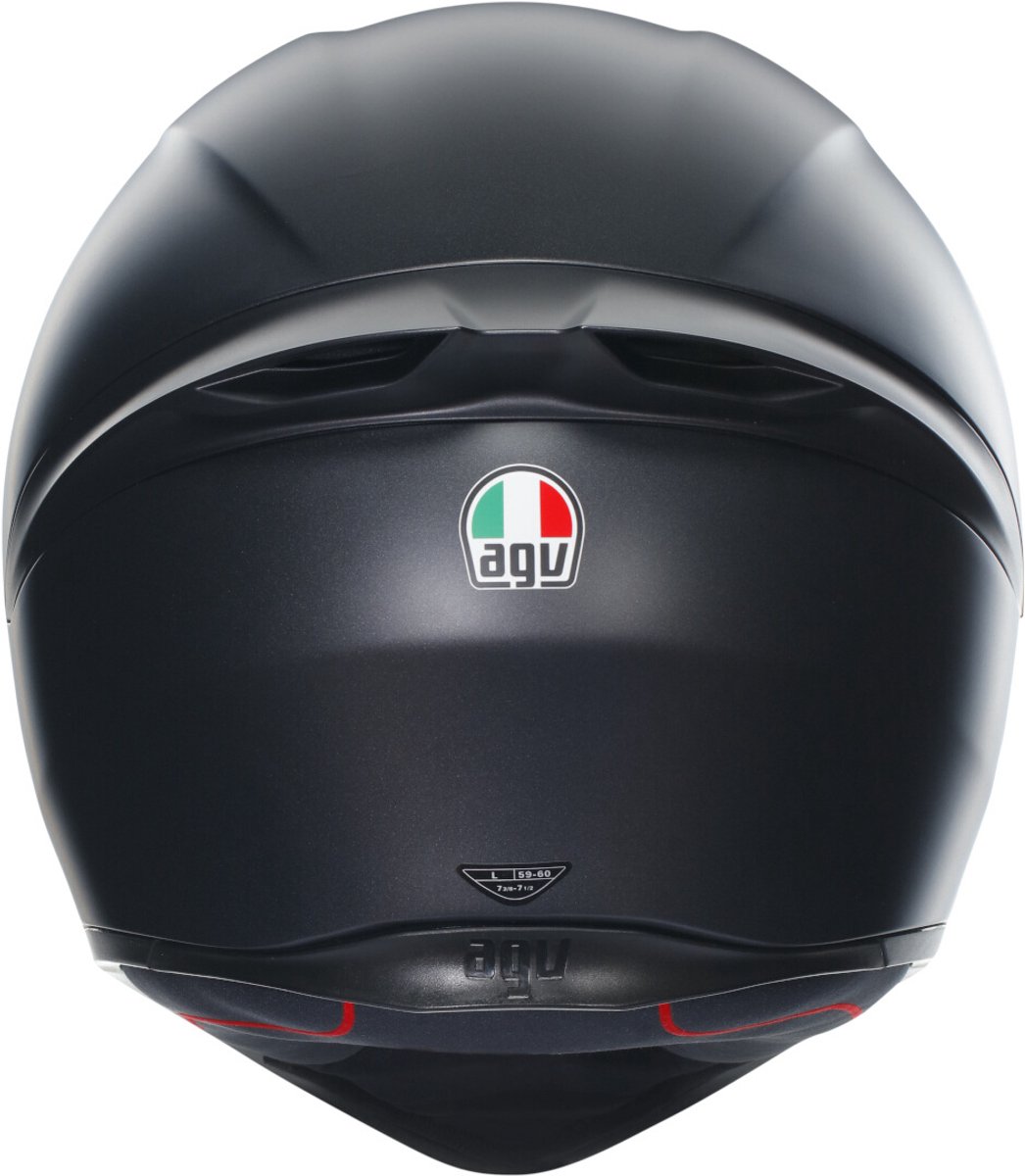 AGV K1 S E2206 Mat zwart Integraalhelm - Maat L - Integraal helm - Scooter helm - Motorhelm - Zwart - Scooterhelmen mannen en vrouwen. – foto 4