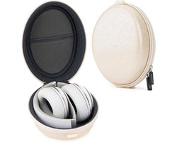 Draagtas voor Hoofdtelefoon - Beschermende Hard Shell - Compatibel met Studio3.0 en Studio2.0 - Mat Goud - Skullcandy Crusher - Opvouwbare Case - Vervanging - Beats - Mat Goud