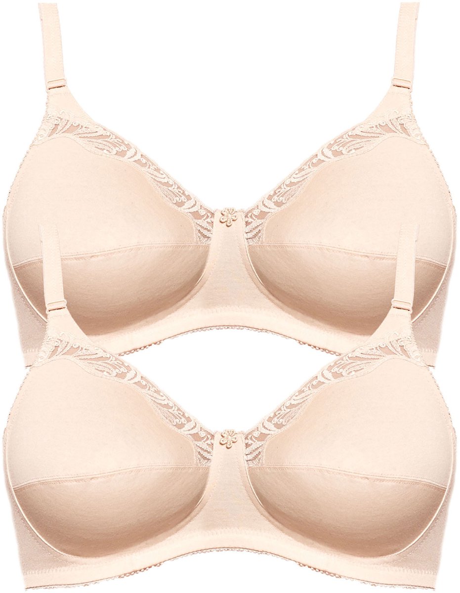 2-pack BH zonder beugel Cotton