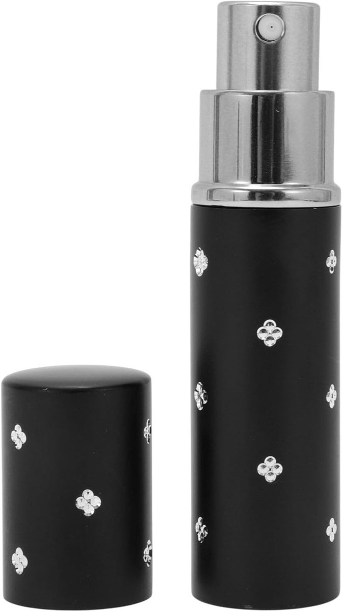 Hergebruikbare Parfumverstuiver 10ml - Draagbare Atomiser voor Parfum en Aftershave, Ideaal voor Reizen, Zwart