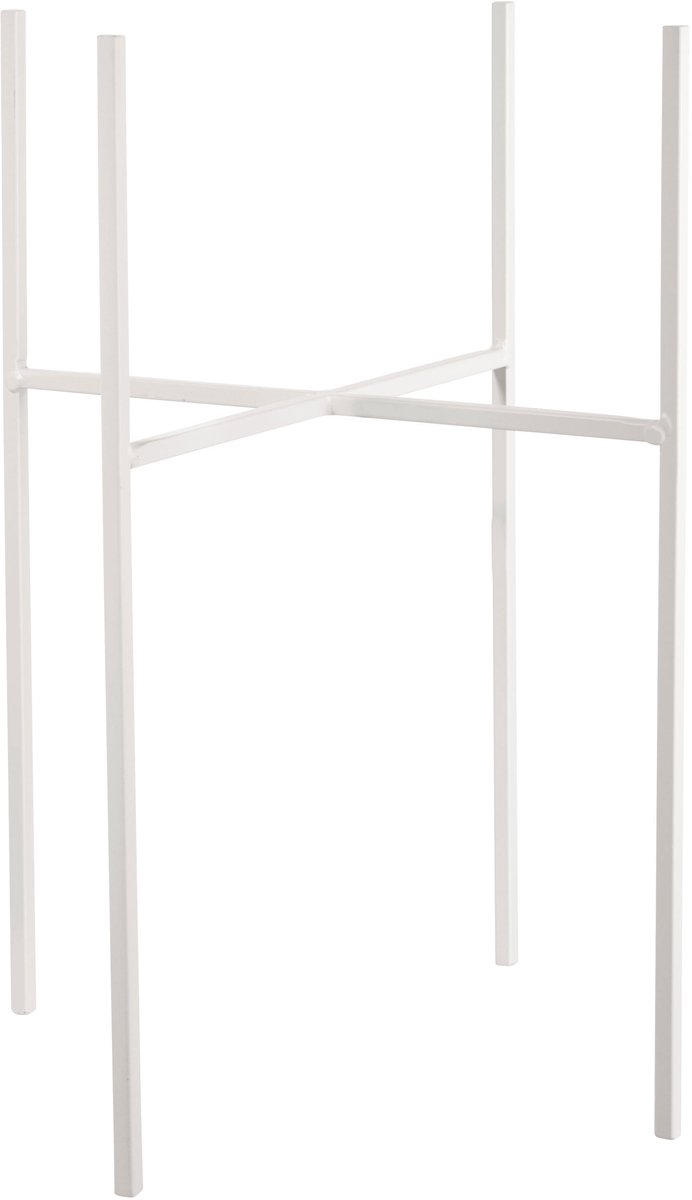 ASA Selection haruko metalen standaard, metalen standaard, standaard, voor vazen, bloempotten, wit, H 40,5 cm, 99083950