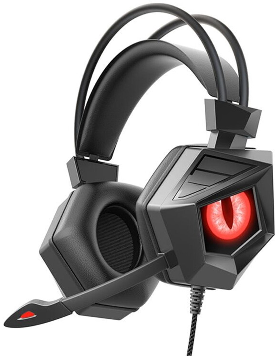 Bedrade gamingheadset Geschikt voor microfoon Geschikt voor PS4, PS5, pc en laptops.