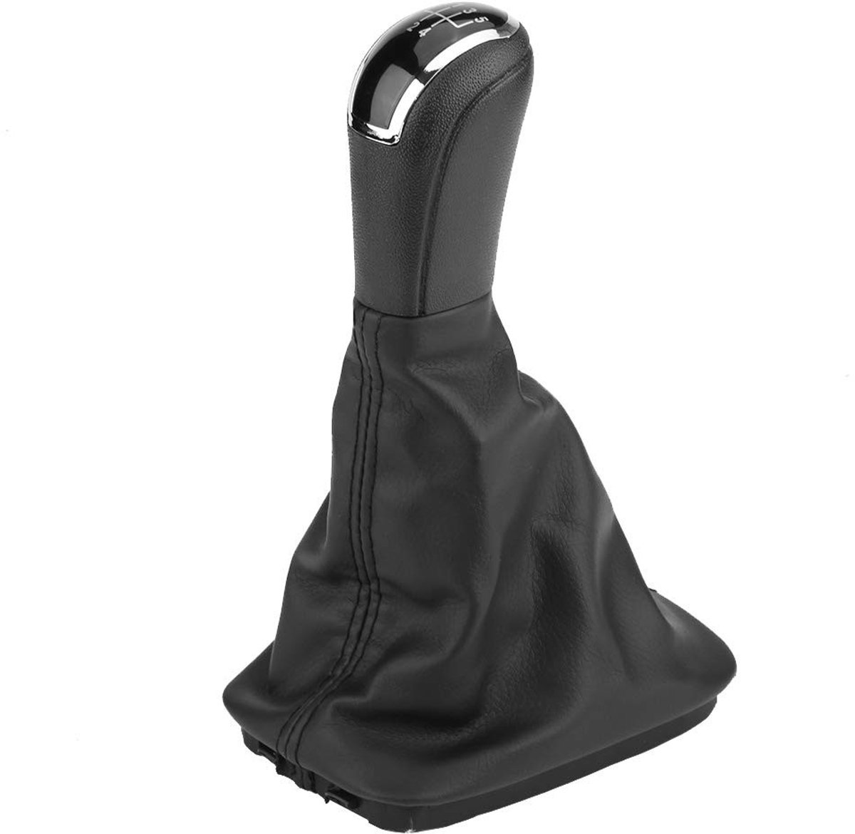 Dailygoody - 5-speed versnellingspook - Pookknop vervanging - Ergonomisch ontwerp - PU-leer hoes - Geschikt voor Sko MK1 - OE nummer 6Y0711113H