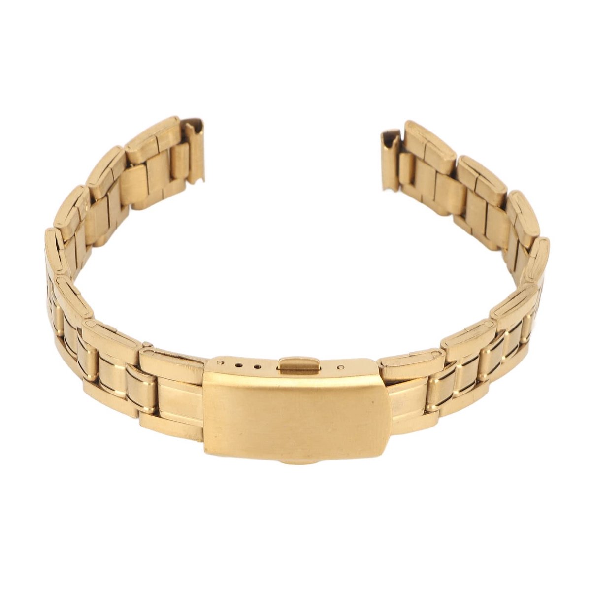 Dailygoody - Roestvrijstalen Horlogeband - Vervangende Horlogeband Dames - Luxueus en Duurzaam - 14mm - Geschikt voor Smartwatch - Gouden Bescher
