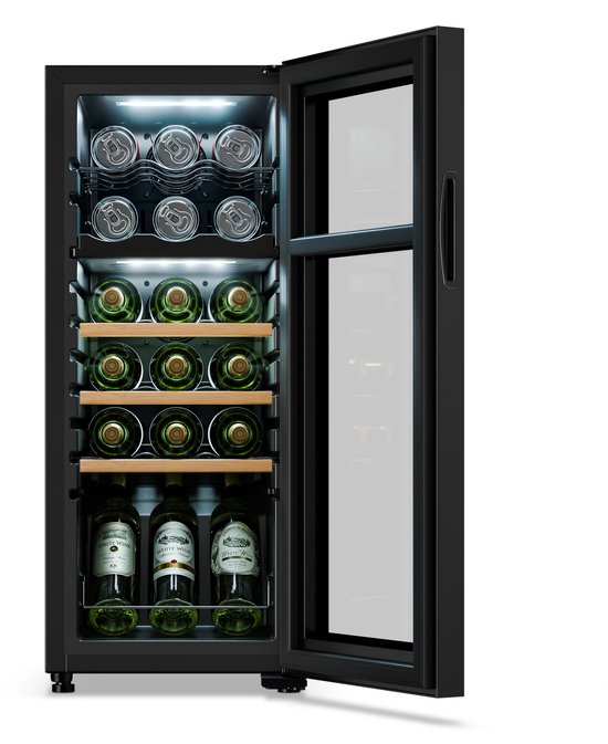 Chal-Tec Wijnkoeler Vrijstaand 2 Koelzones voor 18 Flessen - Chal-Tec - €368,70