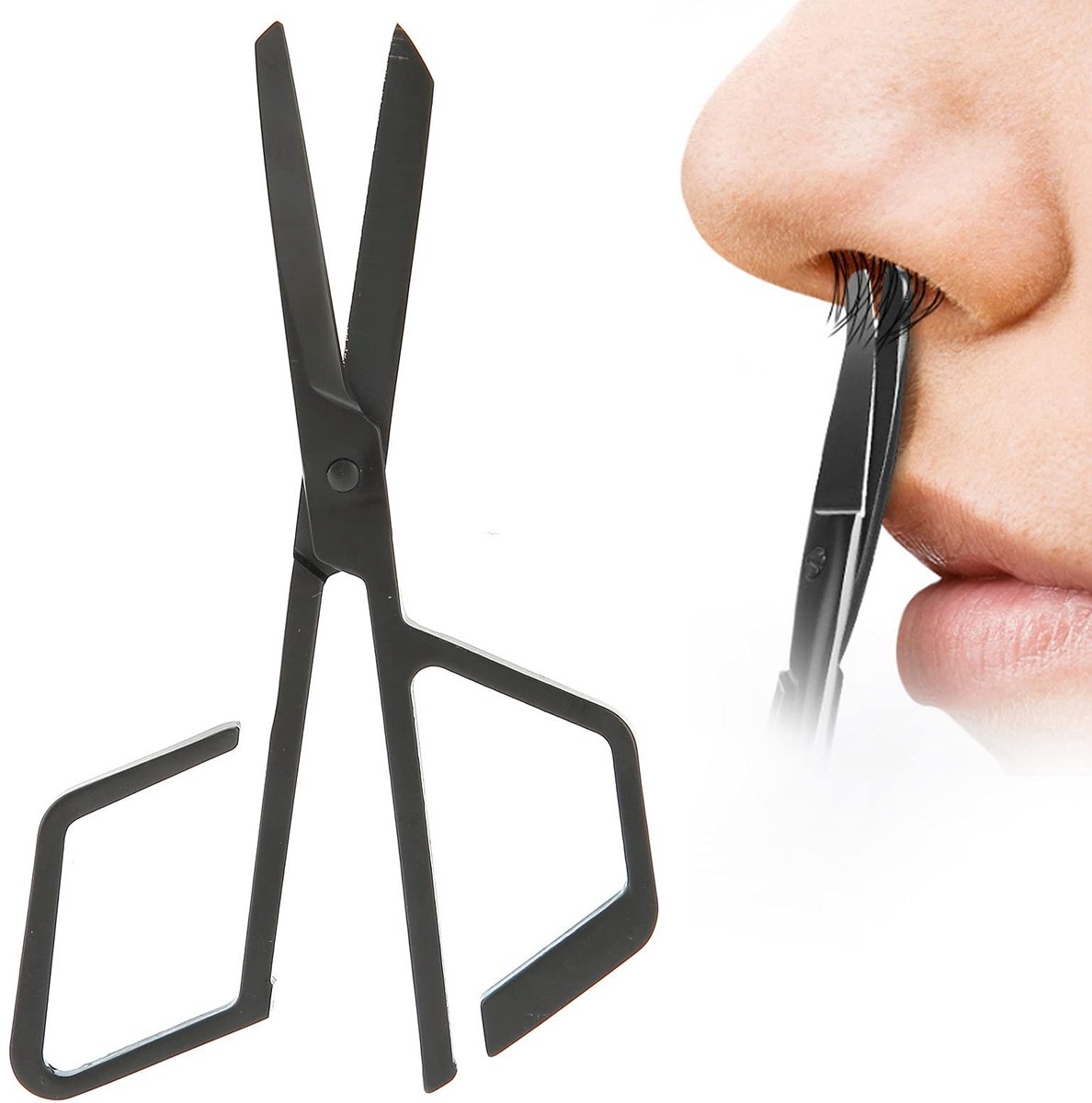Dailygoody - Professionele Neushaar Schaar - Voor Baard, Snor en Oorhaar -