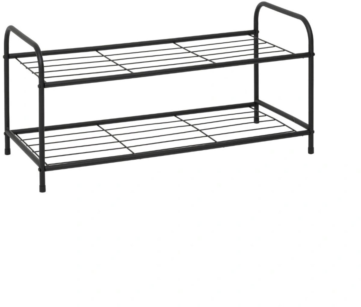 Metalen schoenenrek 6 paar Five® - Zwart - Eenvoudig monteerbaar