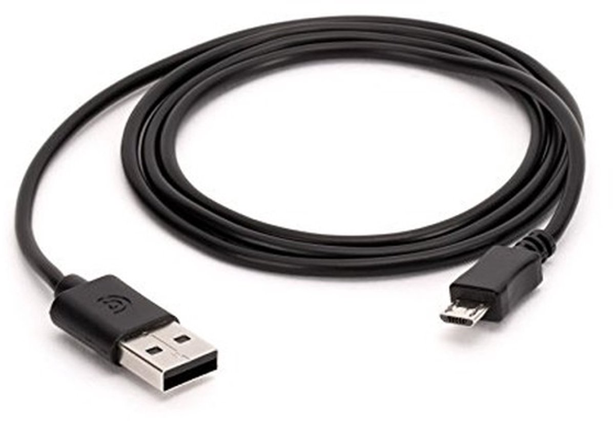Dailygoody - Micro USB Vervangingskabel - 2m - Zwart - Geschikt voor Apple TV - Hoogwaardige kabel - Perfect voor streaming - Eenvoudig te gebruiken