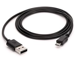 Dailygoody - Micro USB Vervangingskabel - 2m - Zwart - Geschikt voor Apple TV - Hoogwaardige kabel - Perfect voor streaming - Eenvoudig te gebruiken