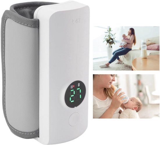 Thermal Bag for Baby Bottles, USB Charger Portable Bottle Warmer for Breast Milk Bottle Warmer for Cars Thermal Bag for Milk Bottles Bottle Warmer for Breast Milk — afbeelding 5