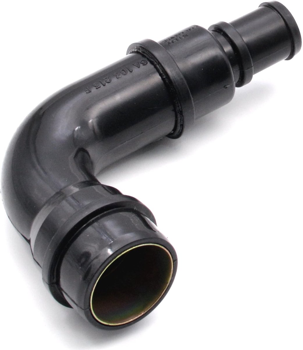 Dailygoody - Krukasbehuizing - Ontluchtingsslang - Hoogwaardige kwaliteit - Zwart - Aanzuiglucht - Voor Audi A3 A4 A6 TT VW Golf - 1.8T