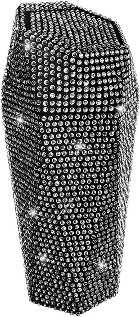 Dailygoody - Auto prullenbak - Lekvrije vuilnisbak - Bling Strass design - Zwart - Draagbare prullenbak voor auto en kantoor - Geschikt voor mannen, v