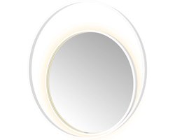 Hotbath &More Mirrors Round2 LED Badkamerspiegel - Rond - 100 cm - Mat Wit