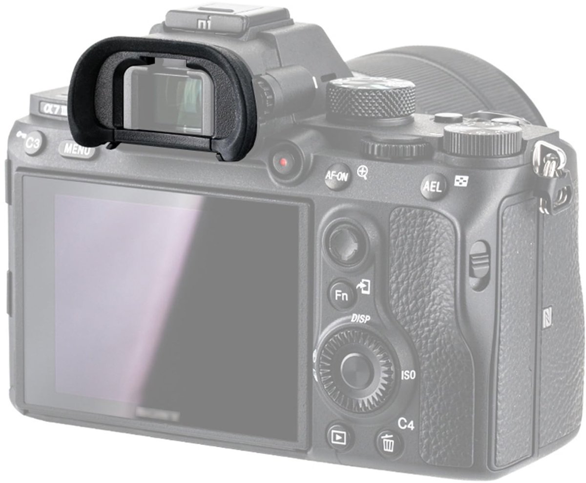Dailygoody - Zachte siliconen oogdop - Oogschelp - Ideaal voor brildragers - Geschikt voor Sony Alpha camera's - Bescherming tegen krassen - Comfortab