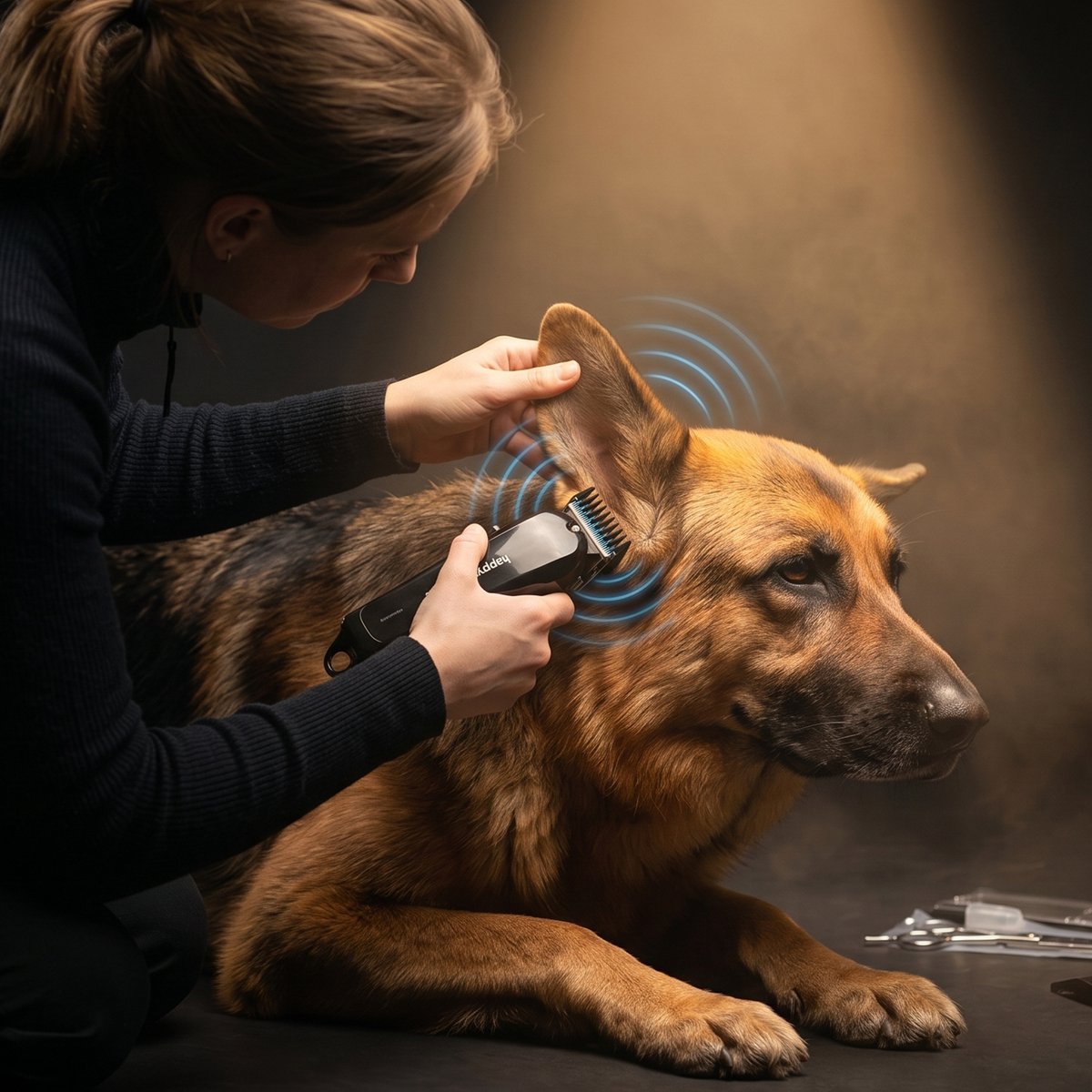 Hondentondeuse Dikke Vacht - Hondentrimmer - Honden Tondeuse Trimset - Scheerapparaat voor Katten en Dieren thumbnail 3