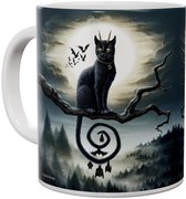 Zwarte Kat Vleermuis Moonlight Companions - Mok 440ml 440