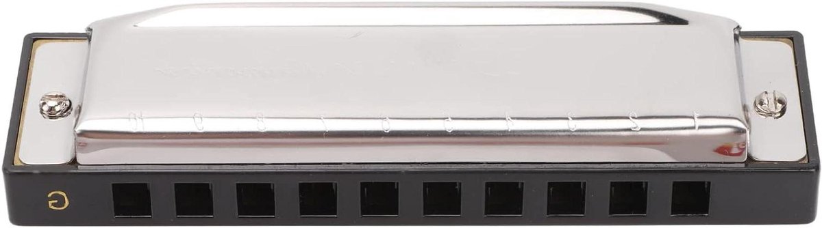 Mondharmonica G Sleutel - Muziekinstrument - Muziek Maken - Roestbestendig Materiaal - 10 Gaten - Zilver