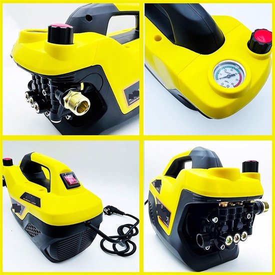 Hogedrukreiniger Tool - Auto Wasmachine - Voertuigen Reinigen - Inductie Waterpistool - 150 Bar - Koper — afbeelding 2