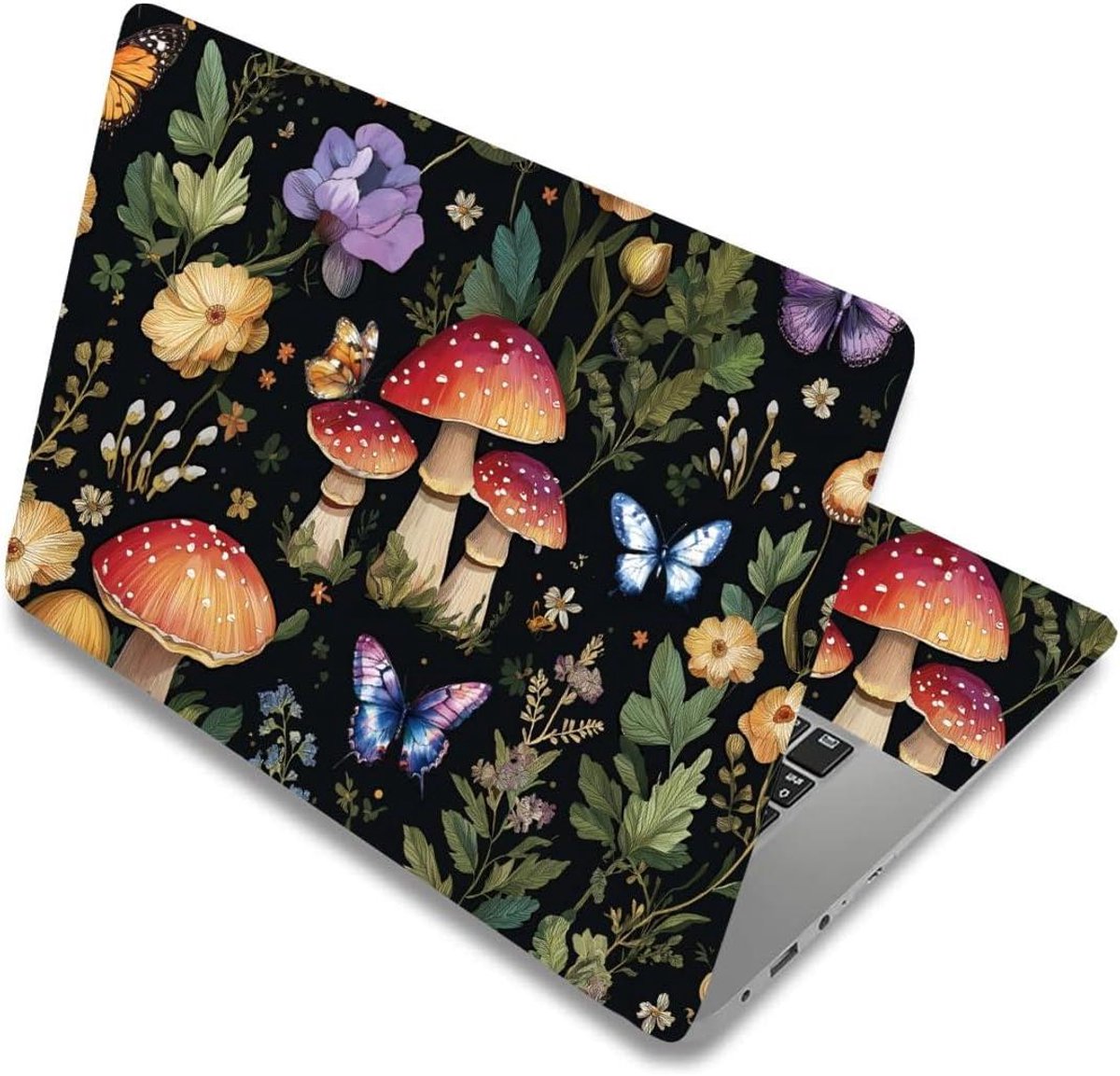 Laptop Skins - Sticker Set - Laptop Decoratie - 3 Delige Set - 38x27cm - Kleurrijk
