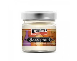 Pentart Glasverf Solvent Basis 30 ml Wit