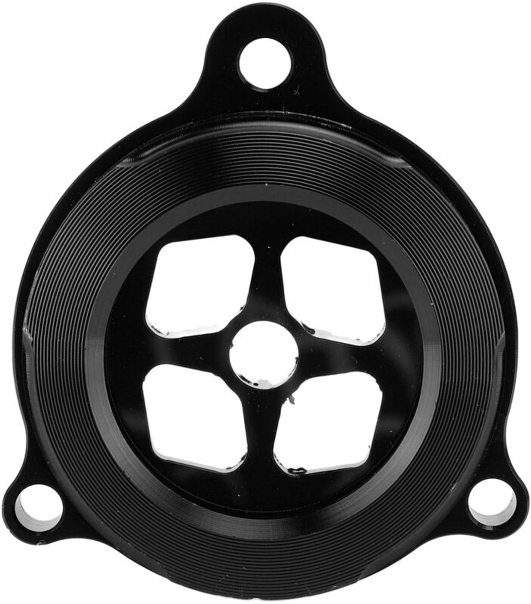 Transparante oliefilterdop van aluminiumlegering, CNC-precisiegefreesde beschermkap, geschikt voor Raptor 700/700R, zwart.