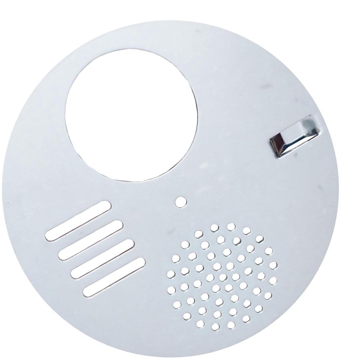 Bijenkorf Ingangsschijf - Bijenhouderij Ventilatie - Bijenkolonie Beheer - Draaibare Honingoogst Poort - 12.5 cm - Zilver