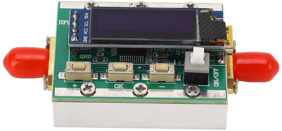 RF Programable Attenuator - Digitale Module - Instelbare Demping - Universale RP-SMA-interface - Voor Instrumenten - 1-3800 MHz