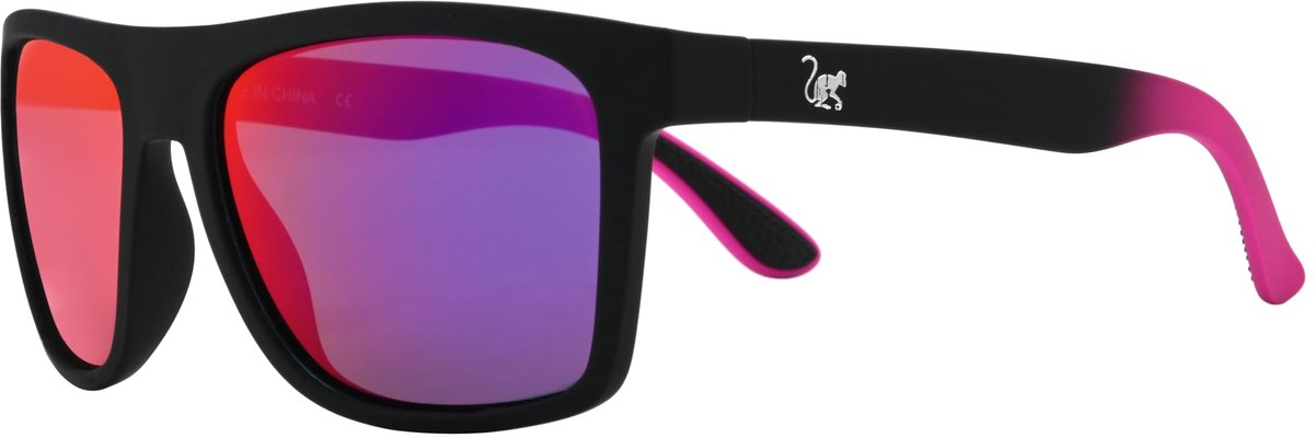 Unisex zonnebril - Floating / Gepolariseerd / UV400 / TPX (Zwart/Zalm)