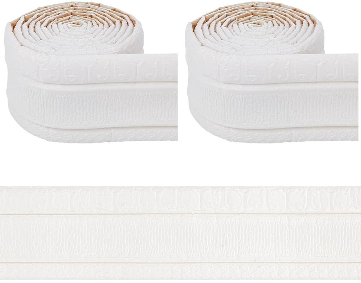 OmGoods - Dailygoody - Flexibele Moulding - Zelfklevende Wandafwerking - Perfect voor Huis en Kantoor - 2 Rollen - Interieur Decoratie - Eenvoudige Installatie ...
