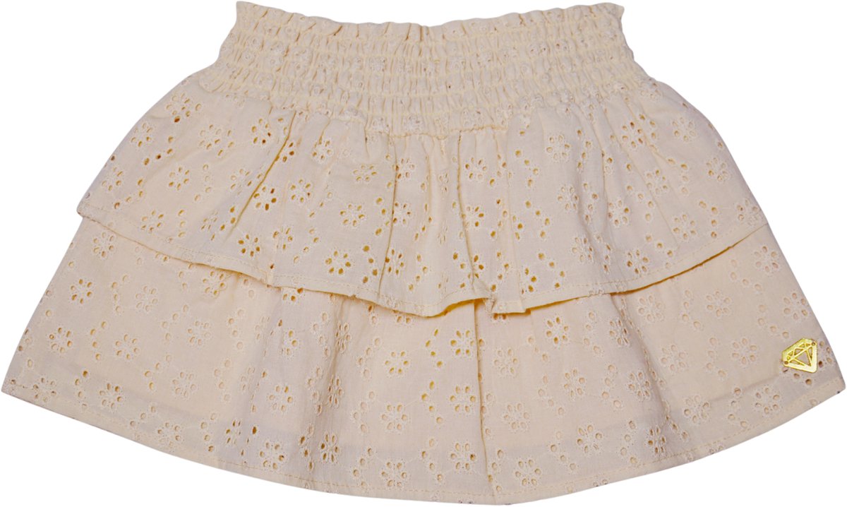 Little Chiq Luxe Baby Rok Zand met Broderie
