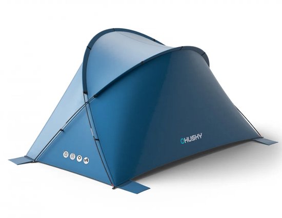 Husky ruime strandtent Blum 4 - Blauw van Husky — afbeelding 3