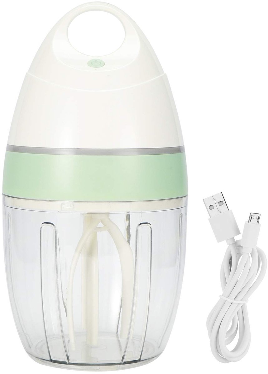Solidchoice - Dailygoody - Elektrische Eierklopper - Mixen - Geluidsarm - 900 ml - USB Oplaadbare Mixer - Handige Keukenhulp - Vaatwasserbestendig